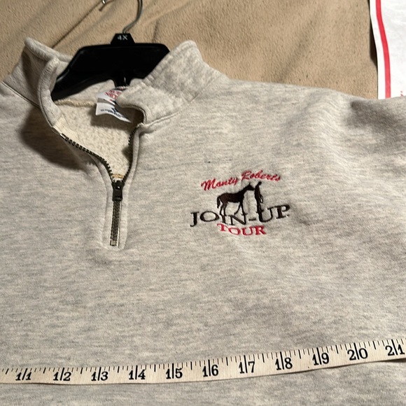 RARE. Monty RobertS  Join Up Tour 1/4 zip. XL. - Picture 9 of 10